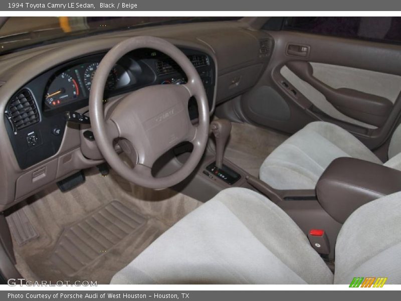 Black / Beige 1994 Toyota Camry LE Sedan