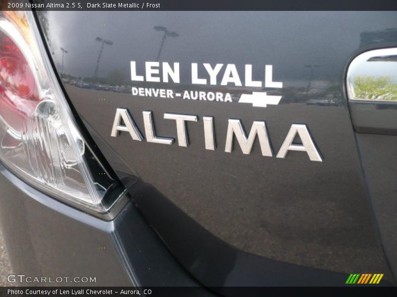 Dark Slate Metallic / Frost 2009 Nissan Altima 2.5 S