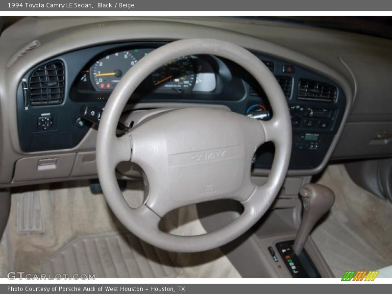 Black / Beige 1994 Toyota Camry LE Sedan