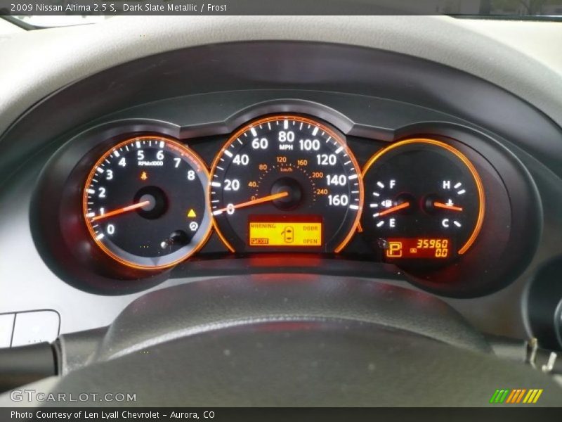 Dark Slate Metallic / Frost 2009 Nissan Altima 2.5 S