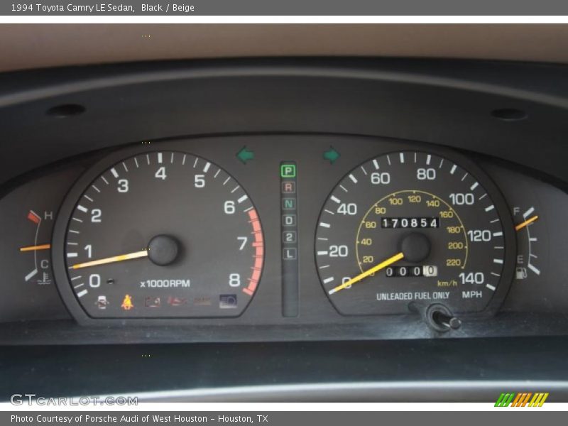 Black / Beige 1994 Toyota Camry LE Sedan