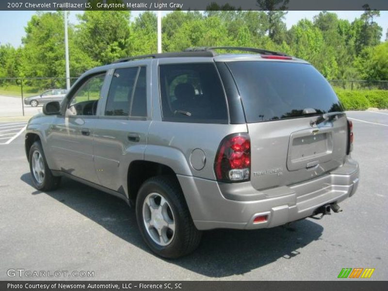 Graystone Metallic / Light Gray 2007 Chevrolet TrailBlazer LS