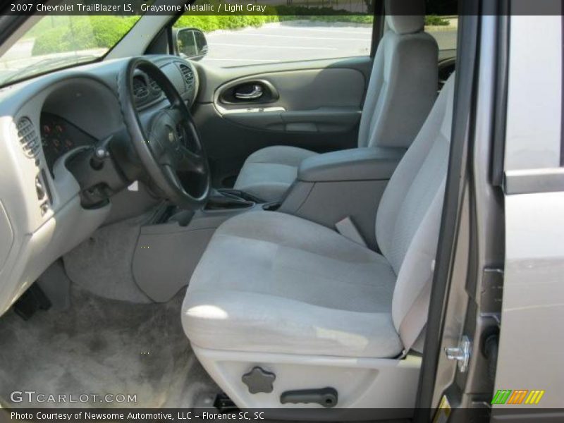 Graystone Metallic / Light Gray 2007 Chevrolet TrailBlazer LS