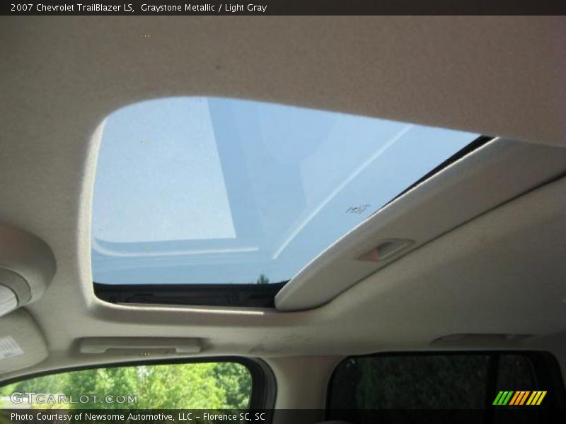 Graystone Metallic / Light Gray 2007 Chevrolet TrailBlazer LS