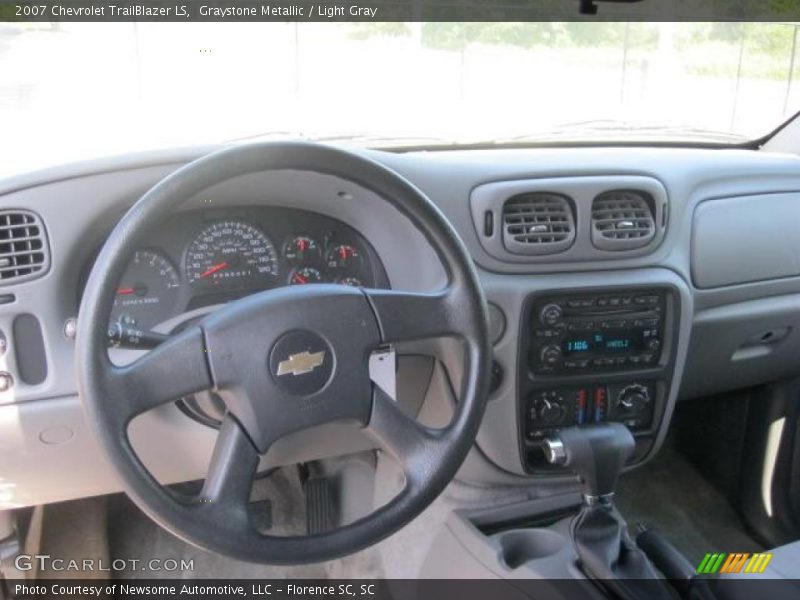 Graystone Metallic / Light Gray 2007 Chevrolet TrailBlazer LS