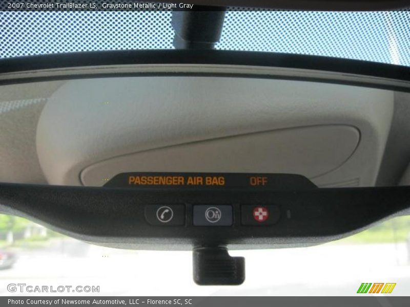 Graystone Metallic / Light Gray 2007 Chevrolet TrailBlazer LS