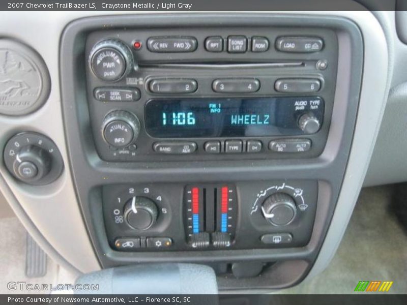 Graystone Metallic / Light Gray 2007 Chevrolet TrailBlazer LS
