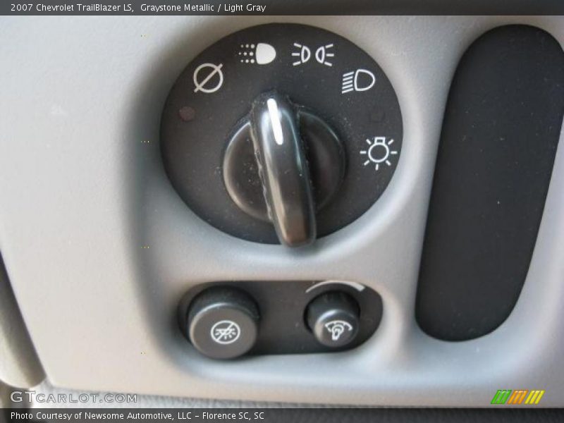 Graystone Metallic / Light Gray 2007 Chevrolet TrailBlazer LS