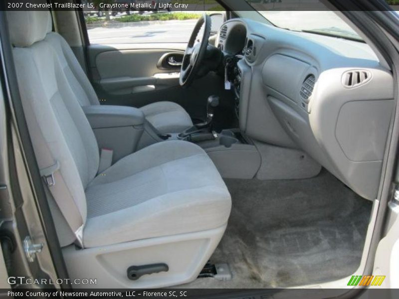 Graystone Metallic / Light Gray 2007 Chevrolet TrailBlazer LS