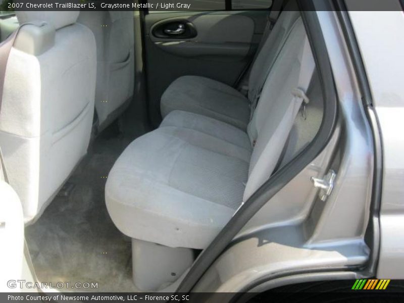 Graystone Metallic / Light Gray 2007 Chevrolet TrailBlazer LS