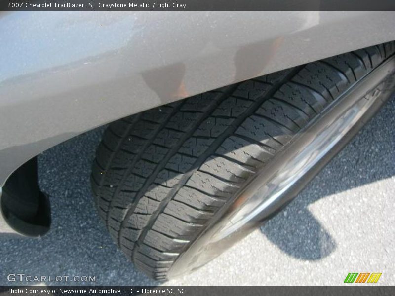 Graystone Metallic / Light Gray 2007 Chevrolet TrailBlazer LS