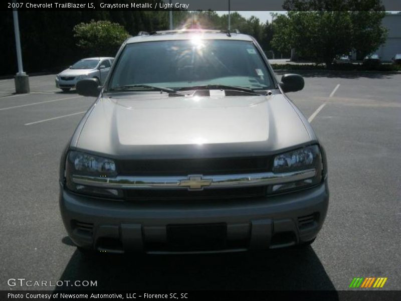 Graystone Metallic / Light Gray 2007 Chevrolet TrailBlazer LS