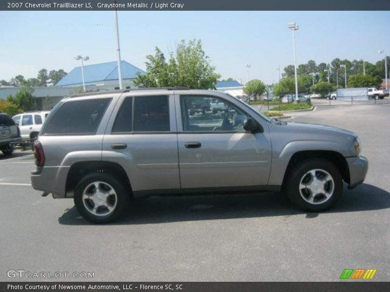 Graystone Metallic / Light Gray 2007 Chevrolet TrailBlazer LS