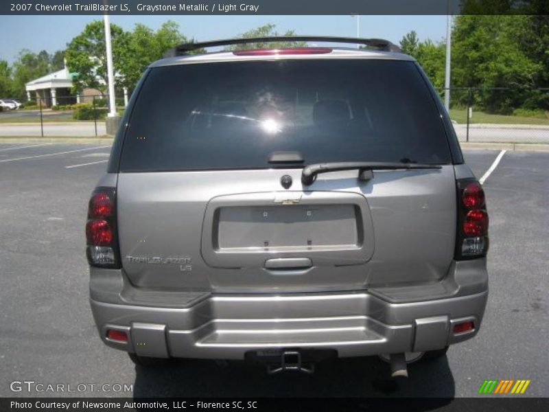 Graystone Metallic / Light Gray 2007 Chevrolet TrailBlazer LS