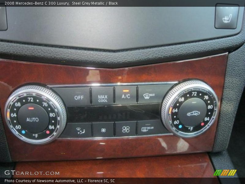 Steel Grey Metallic / Black 2008 Mercedes-Benz C 300 Luxury