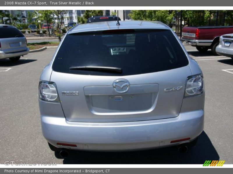 True Silver Metallic / Black 2008 Mazda CX-7 Sport