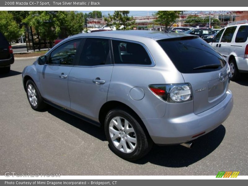 True Silver Metallic / Black 2008 Mazda CX-7 Sport