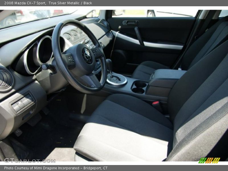 True Silver Metallic / Black 2008 Mazda CX-7 Sport