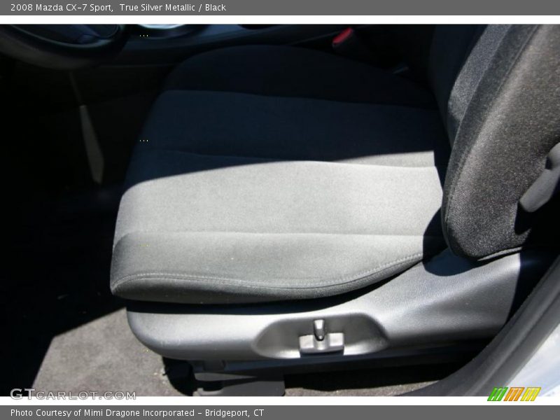 True Silver Metallic / Black 2008 Mazda CX-7 Sport