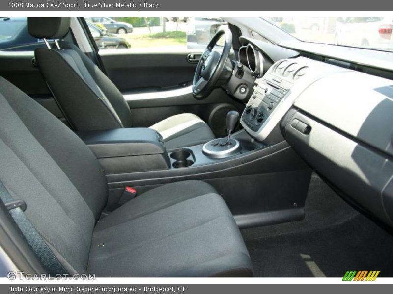 True Silver Metallic / Black 2008 Mazda CX-7 Sport