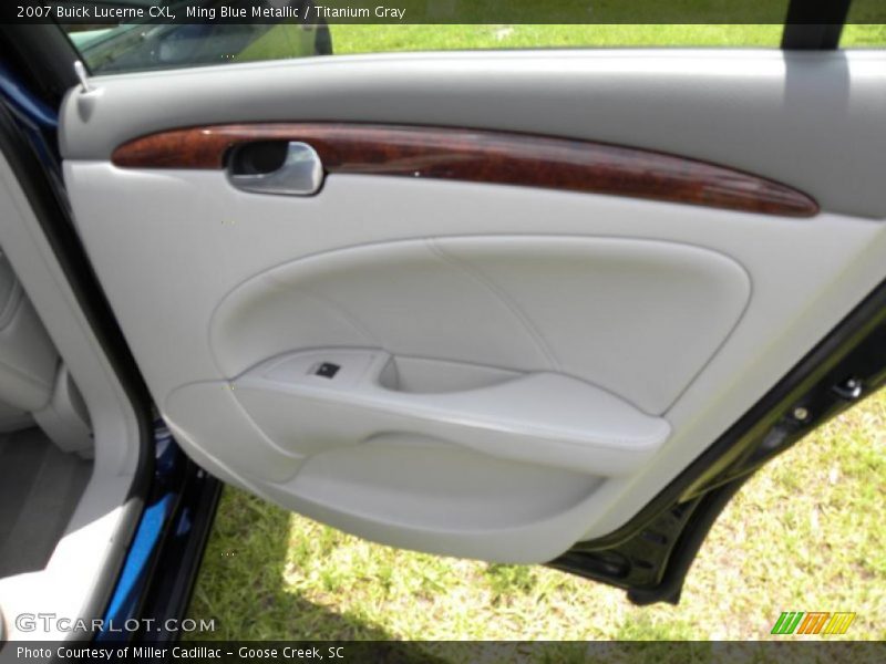 Ming Blue Metallic / Titanium Gray 2007 Buick Lucerne CXL