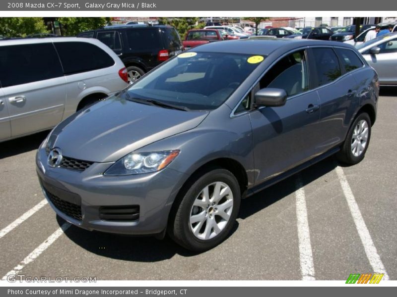 Galaxy Gray Mica / Black 2008 Mazda CX-7 Sport