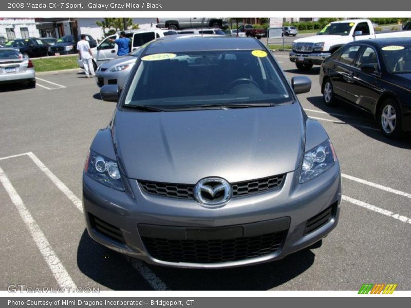 Galaxy Gray Mica / Black 2008 Mazda CX-7 Sport
