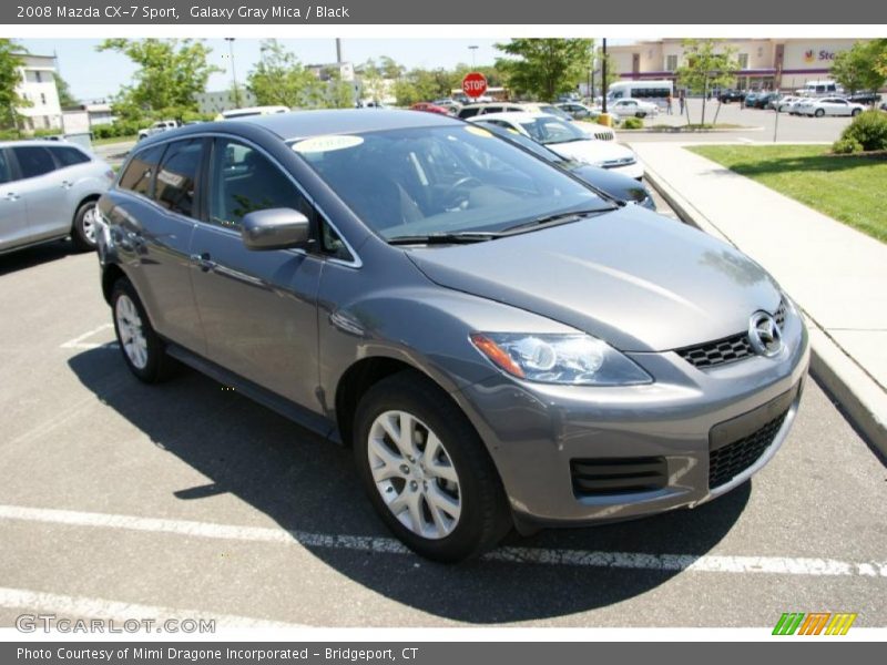 Galaxy Gray Mica / Black 2008 Mazda CX-7 Sport