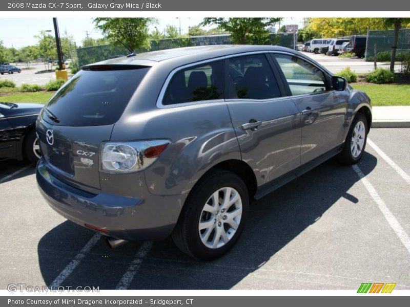 Galaxy Gray Mica / Black 2008 Mazda CX-7 Sport