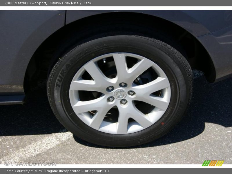 Galaxy Gray Mica / Black 2008 Mazda CX-7 Sport