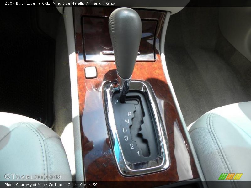Ming Blue Metallic / Titanium Gray 2007 Buick Lucerne CXL
