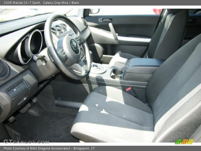 Galaxy Gray Mica / Black 2008 Mazda CX-7 Sport
