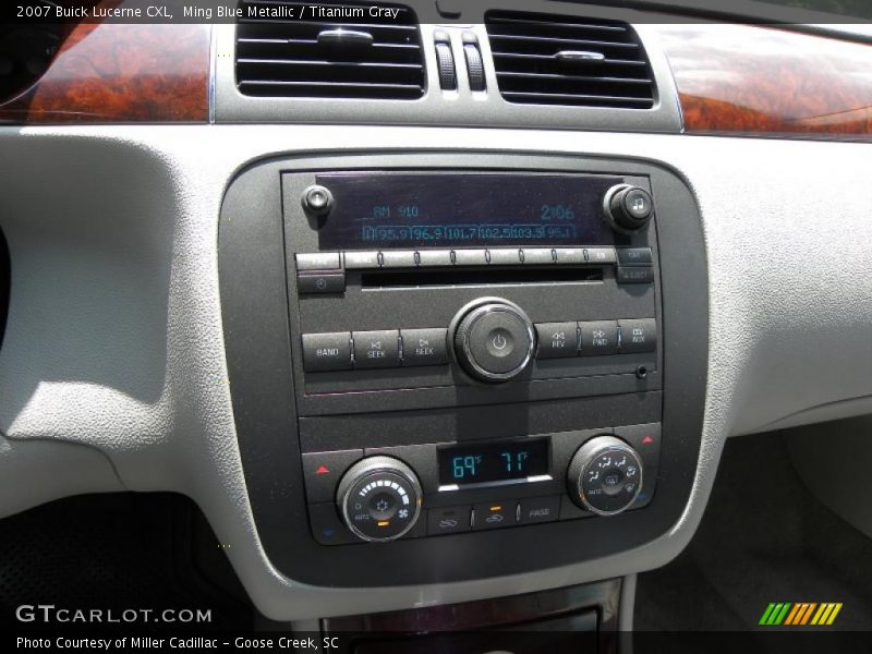 Ming Blue Metallic / Titanium Gray 2007 Buick Lucerne CXL