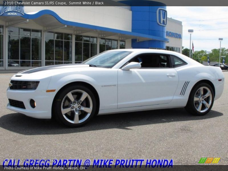 Summit White / Black 2010 Chevrolet Camaro SS/RS Coupe