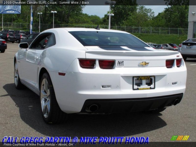 Summit White / Black 2010 Chevrolet Camaro SS/RS Coupe