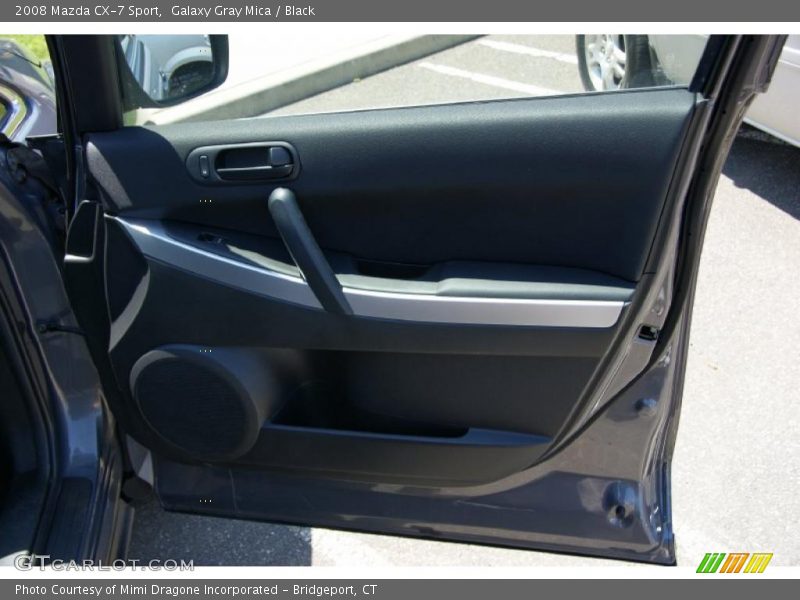 Galaxy Gray Mica / Black 2008 Mazda CX-7 Sport