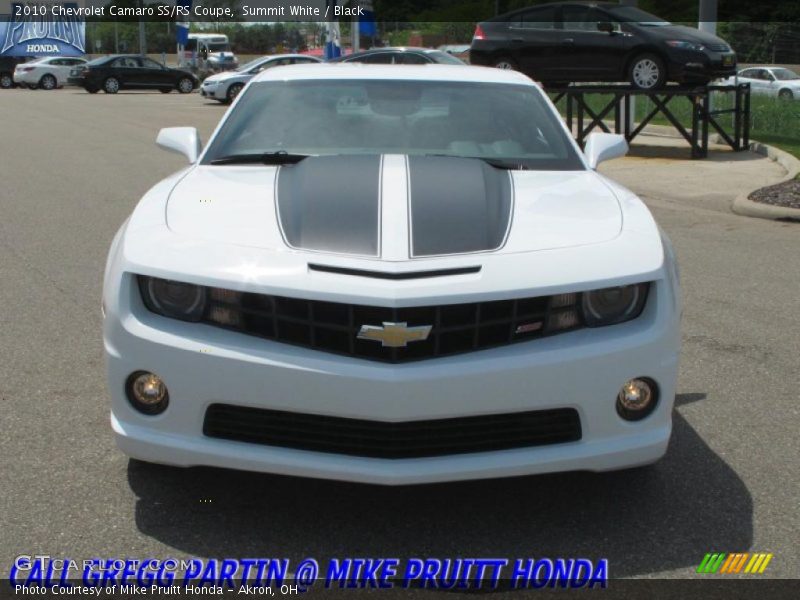 Summit White / Black 2010 Chevrolet Camaro SS/RS Coupe