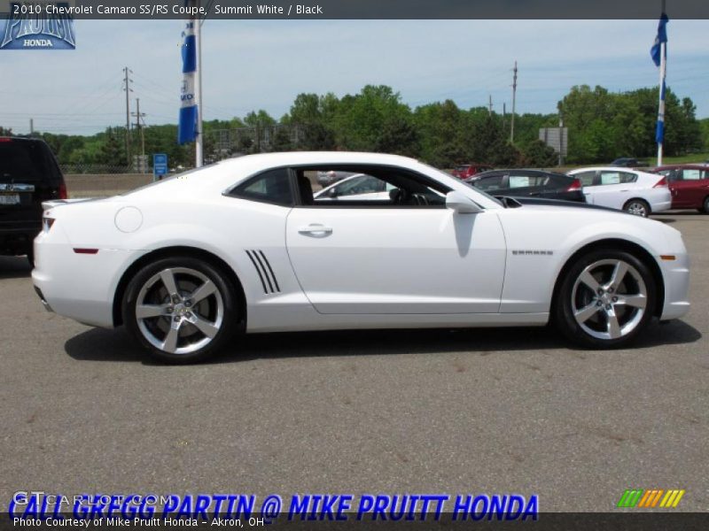 Summit White / Black 2010 Chevrolet Camaro SS/RS Coupe