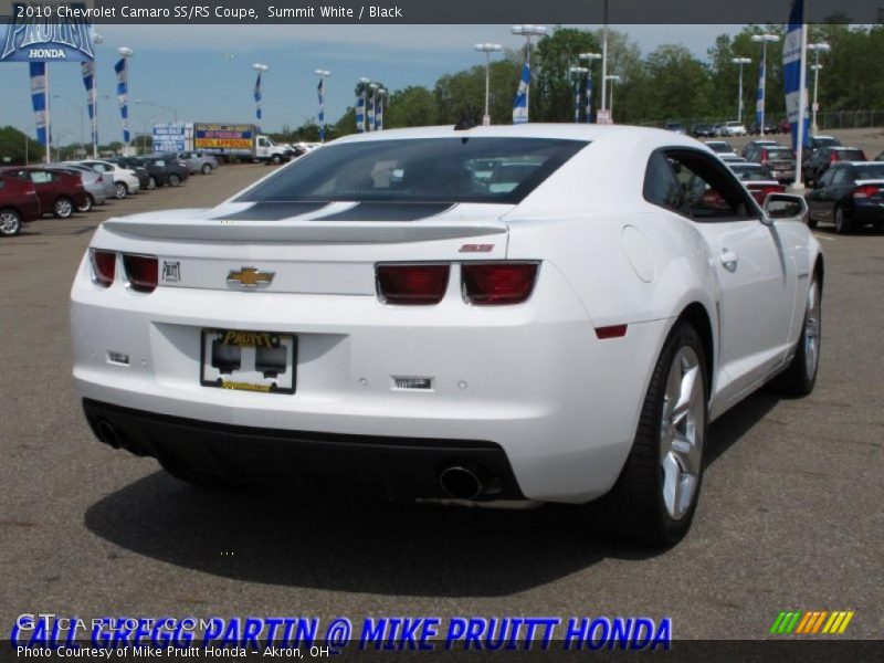 Summit White / Black 2010 Chevrolet Camaro SS/RS Coupe
