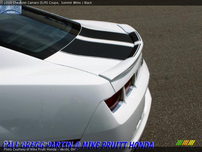 Summit White / Black 2010 Chevrolet Camaro SS/RS Coupe