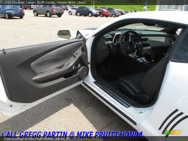 Summit White / Black 2010 Chevrolet Camaro SS/RS Coupe