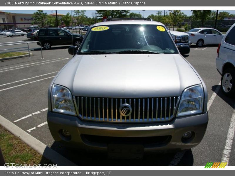 Silver Birch Metallic / Dark Graphite 2003 Mercury Mountaineer Convenience AWD