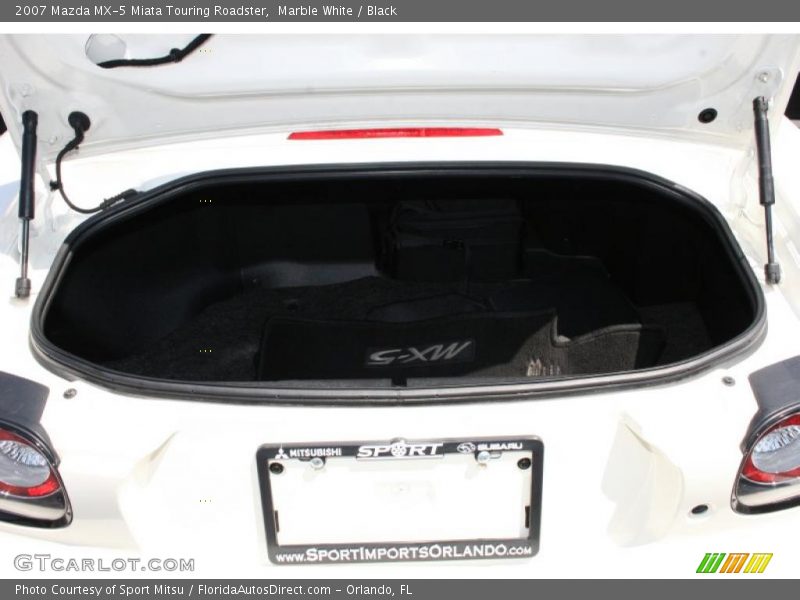Marble White / Black 2007 Mazda MX-5 Miata Touring Roadster