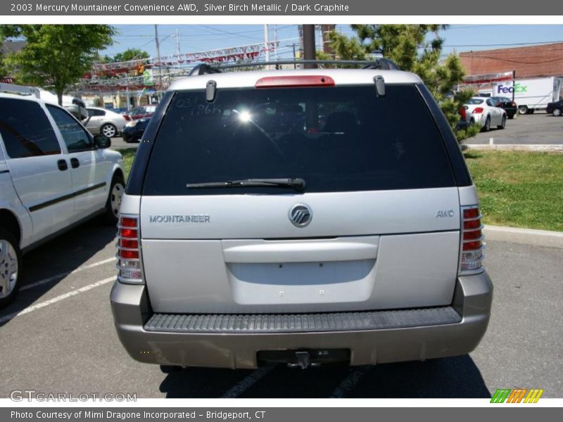 Silver Birch Metallic / Dark Graphite 2003 Mercury Mountaineer Convenience AWD