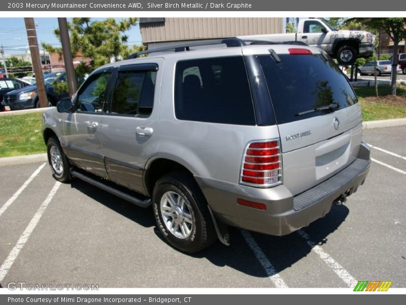 Silver Birch Metallic / Dark Graphite 2003 Mercury Mountaineer Convenience AWD