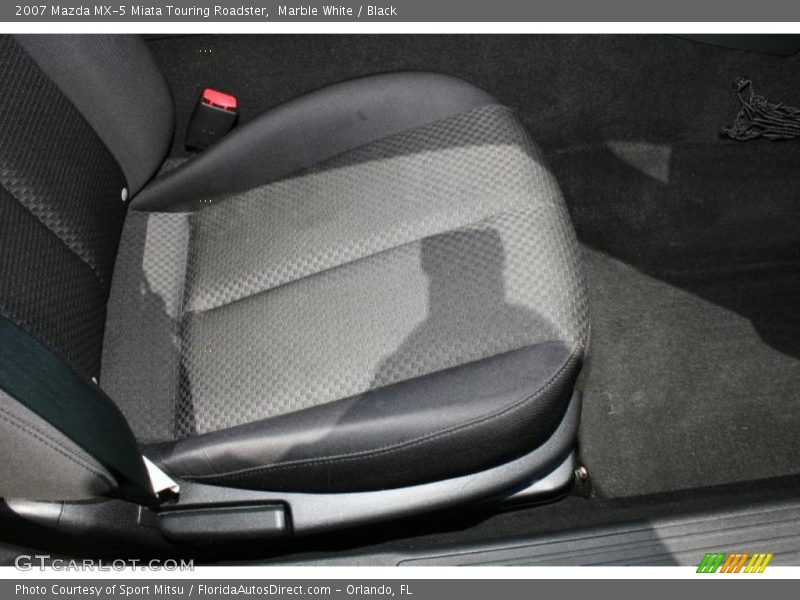 Marble White / Black 2007 Mazda MX-5 Miata Touring Roadster