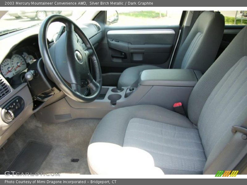 Silver Birch Metallic / Dark Graphite 2003 Mercury Mountaineer Convenience AWD