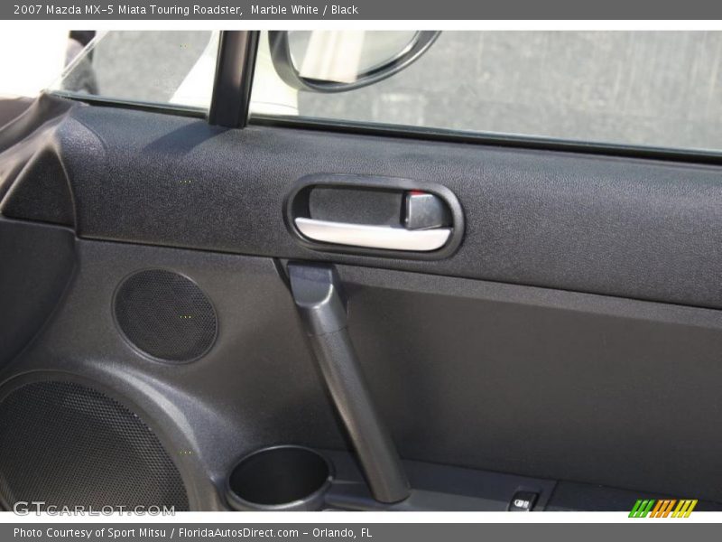 Marble White / Black 2007 Mazda MX-5 Miata Touring Roadster