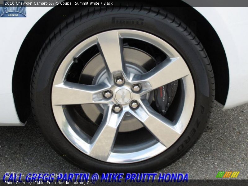Summit White / Black 2010 Chevrolet Camaro SS/RS Coupe