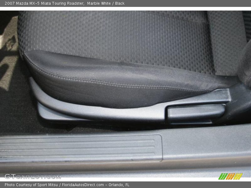 Marble White / Black 2007 Mazda MX-5 Miata Touring Roadster